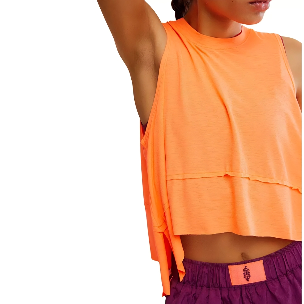 FP Movement Tempo Tank In Neon Coral, NWT - Picture 5 of 11